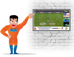 Sponsorman Splitscreen advertising 260x200