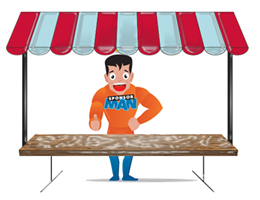SponsorMan Marktkraam 260x200